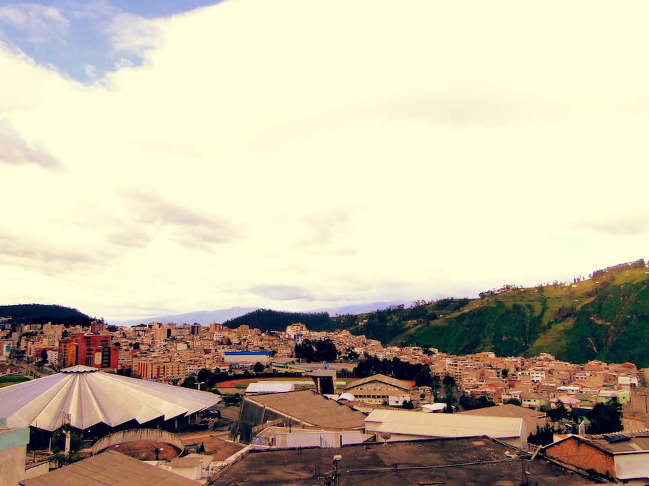 La hermosa vista