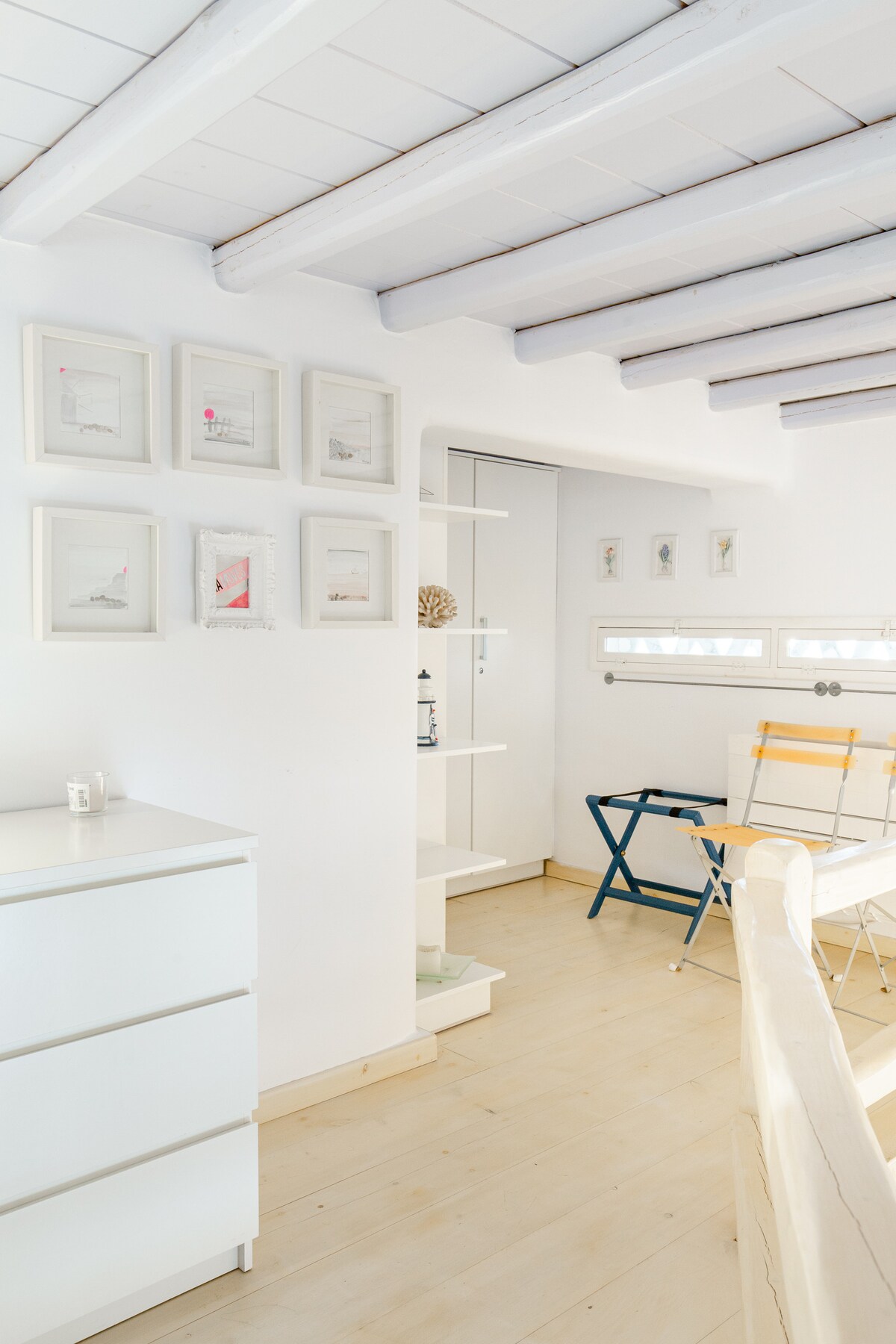 Doppelbett im Loft ( offenes Konzept)