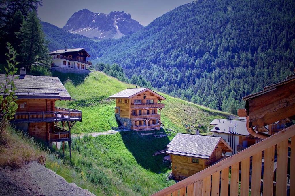 View on the chalet