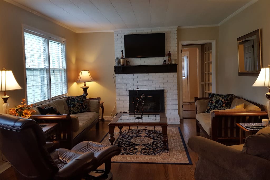 Living room with TV