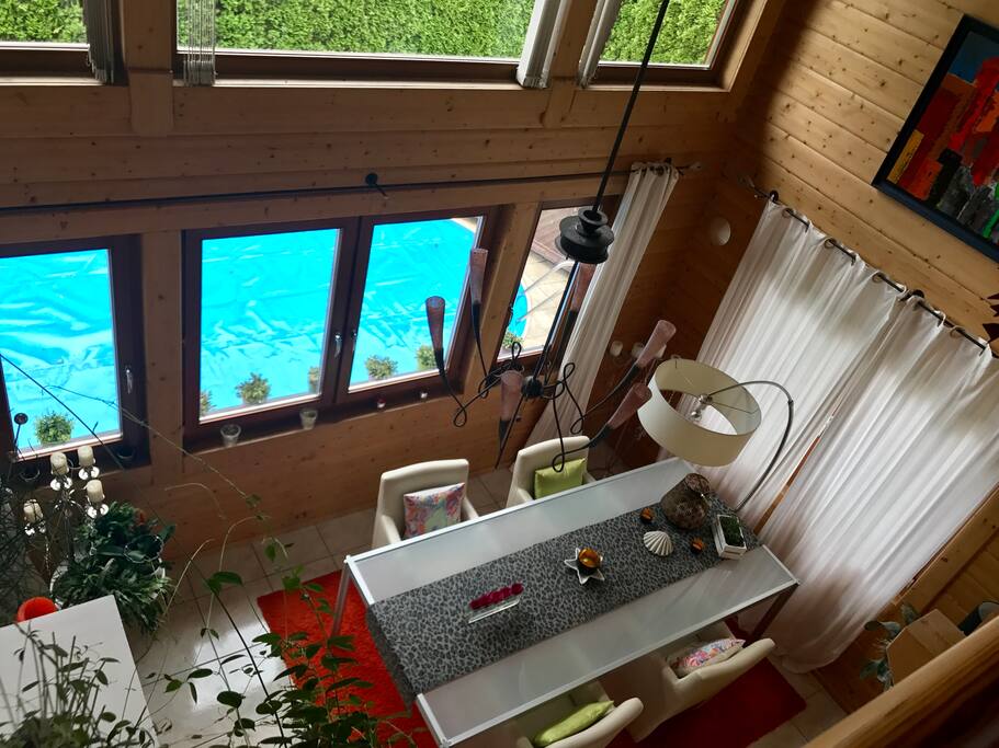 Galerie Blick auf den Esstisch