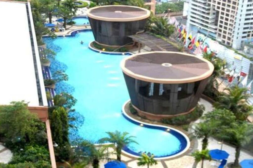 the pool