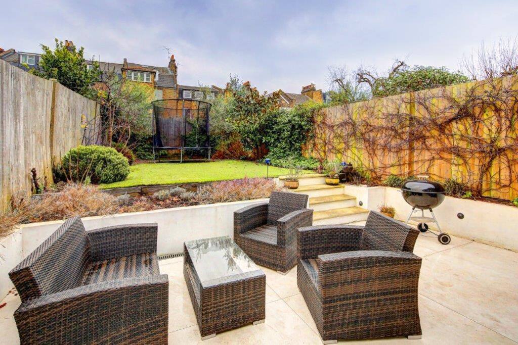 Garden and patio