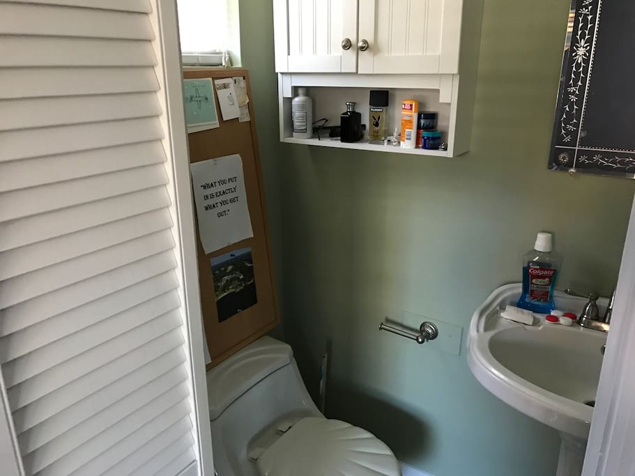 Private half bath