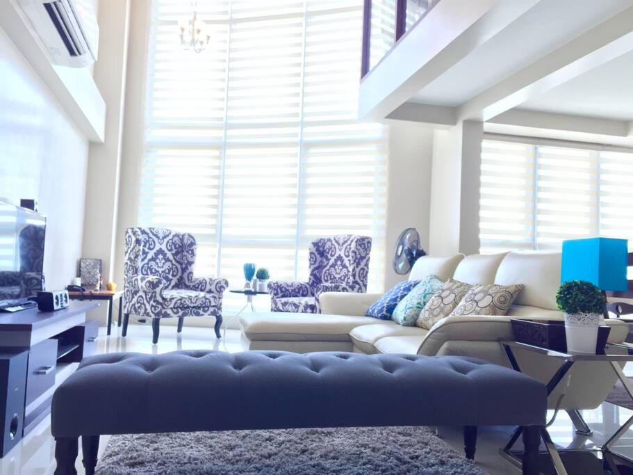 Spacious living room ideal for chill time or family bonding.