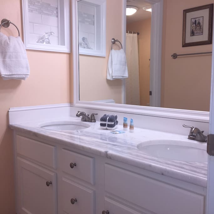 New granite tops.