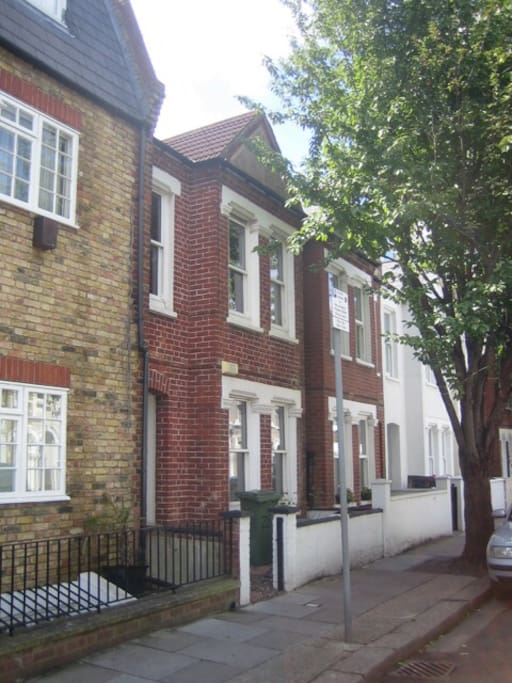 Front of our terraced house