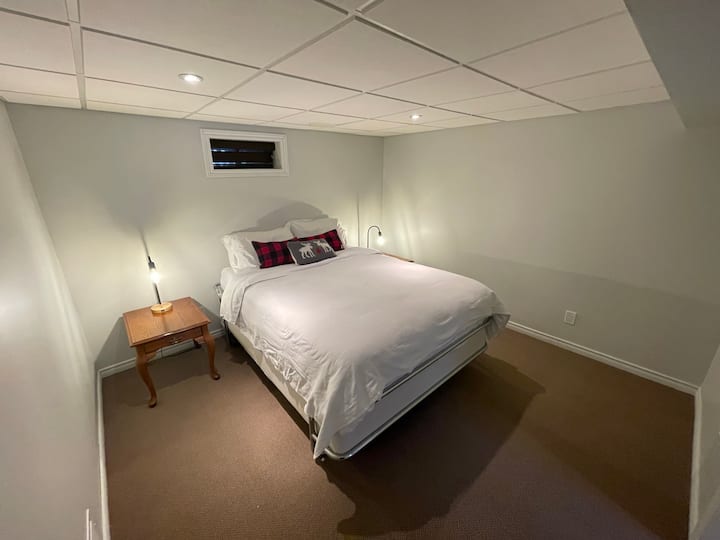 Third Bedroom in Basement (Dark, quiet and cool in summer! )