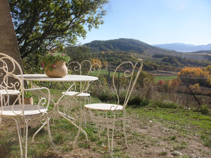 The old estate of Brusset. Country gîte