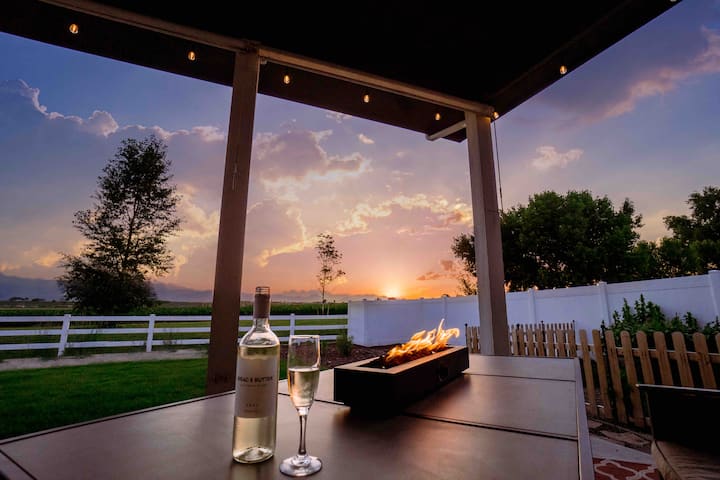 Sunset Mountain View