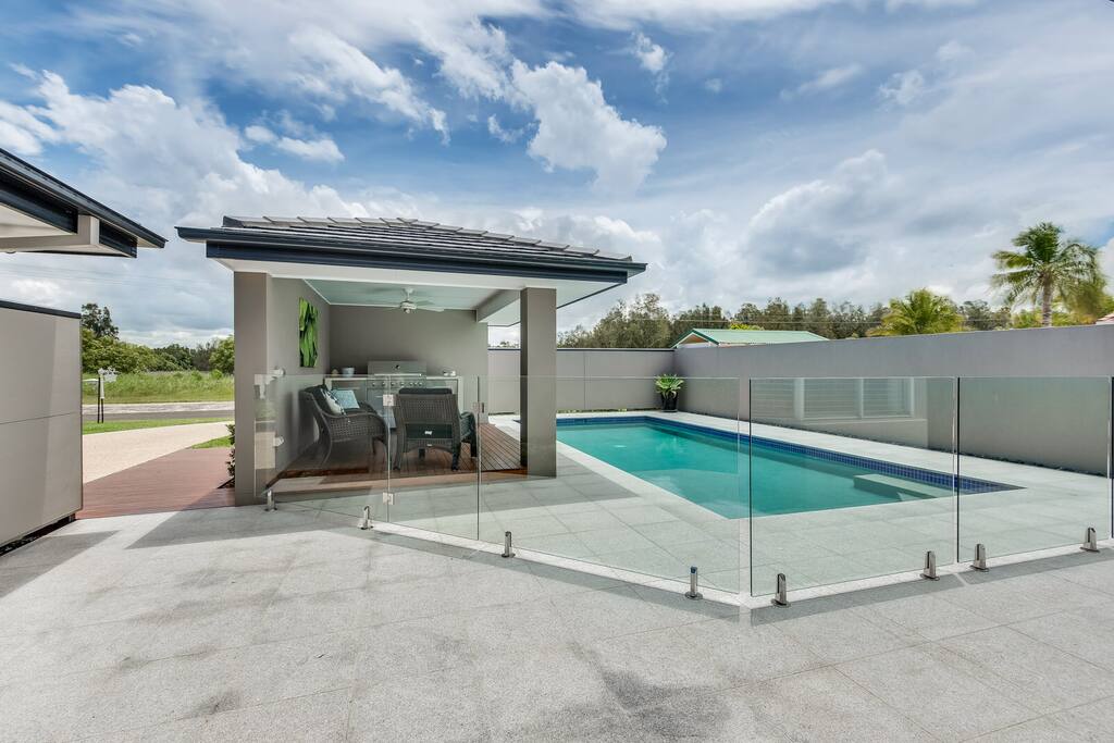 Relax in our cabana with BBQ