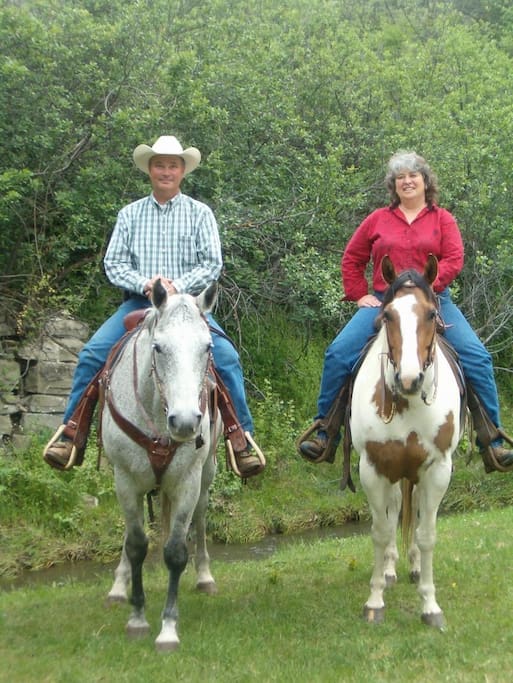 Your hosts, Remi and Susan Metcalf, are fourth generation Montana cattle ranchers.