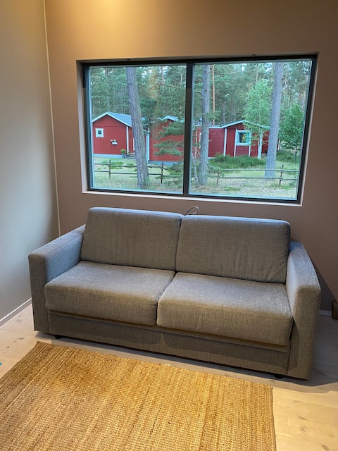 Popular Airbnb listing: Beachfront cottage. 25 m2 plus loft. in Kristianstad
