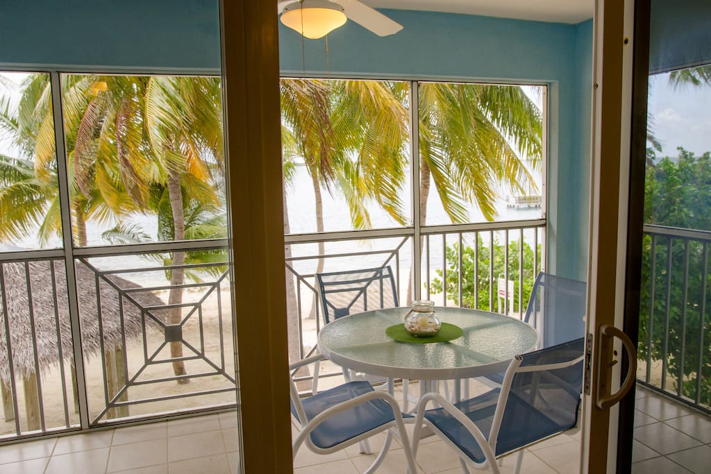 Lovely screened patio.