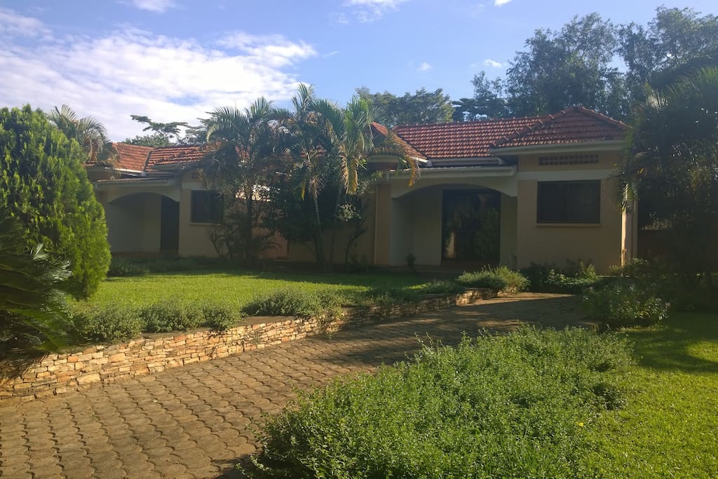 View in front of one of the Single Bedroom suite cottages