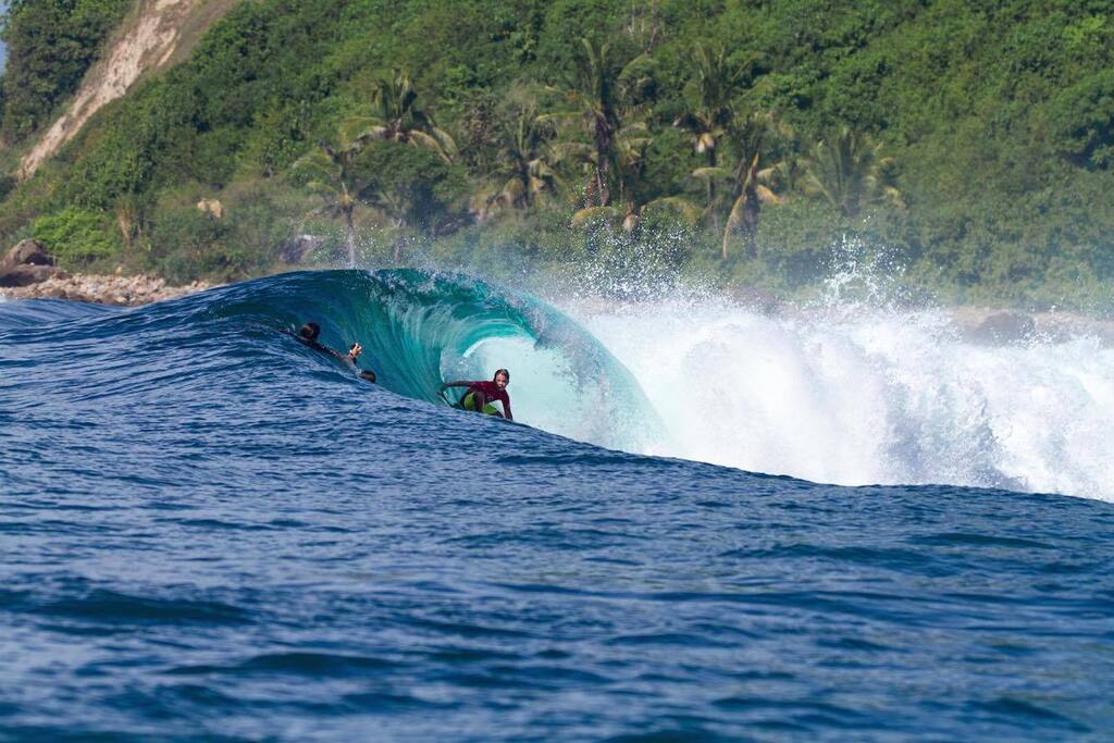 Areguling wave surf spot