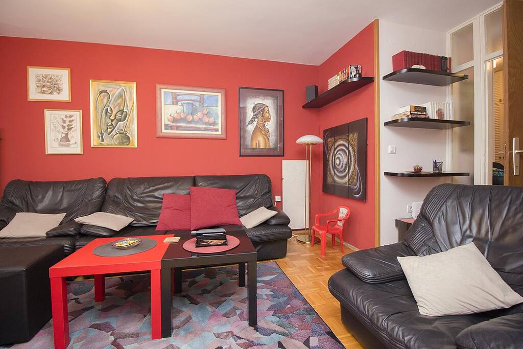 Living room, Surface: 24 m²
