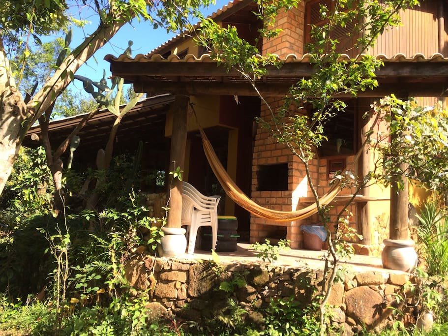 Área de lazer externa da casa <3