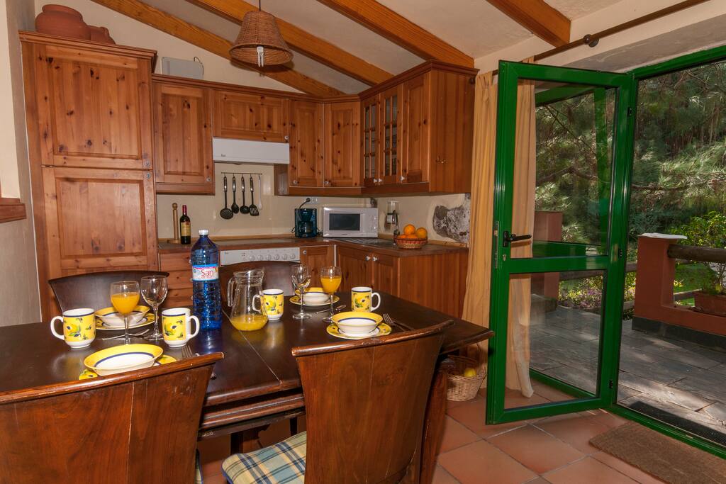 kitchen and dining table