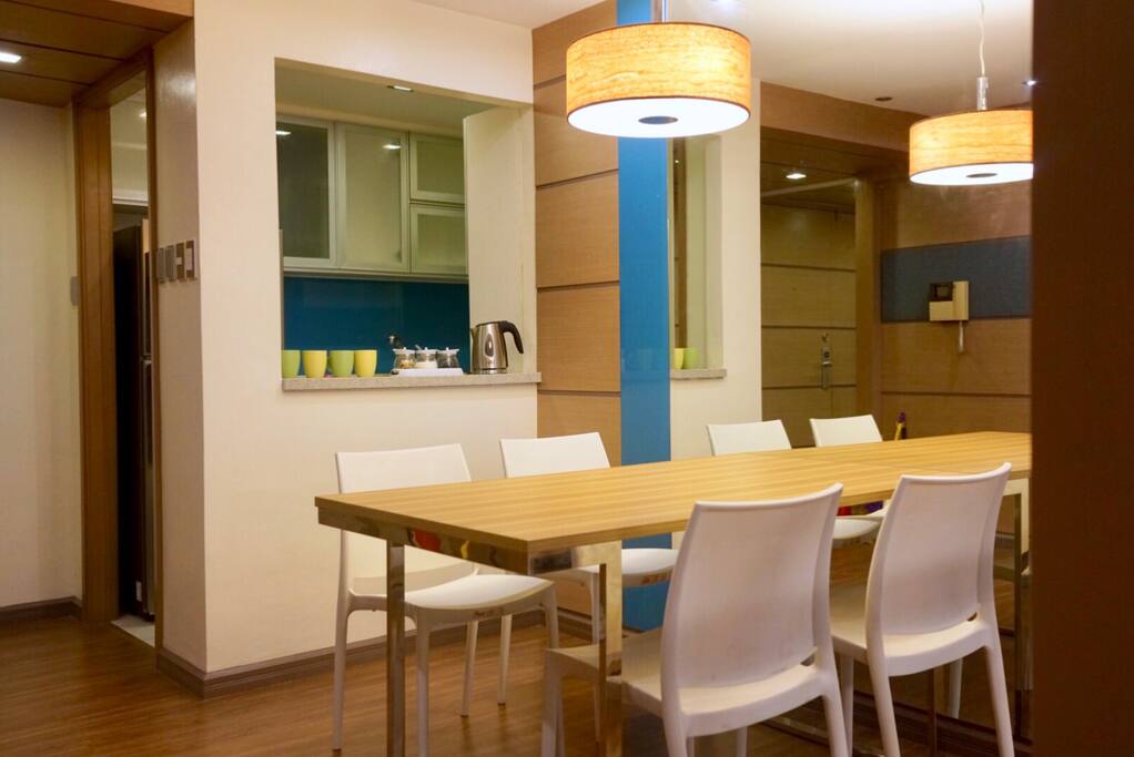 The Dining room - not just for eating but also to gather friends around :)