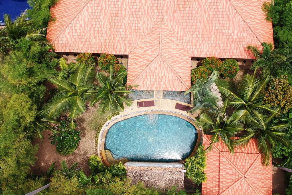 ariel view from the front
