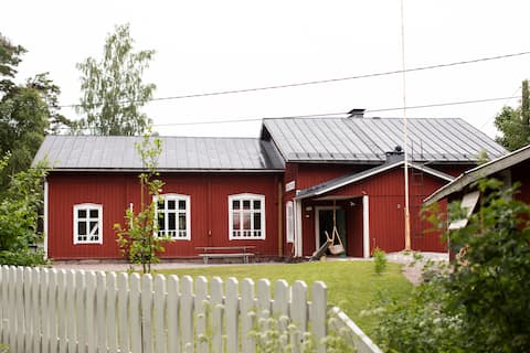 Old Gathering Hall Turned Cozy Family Home