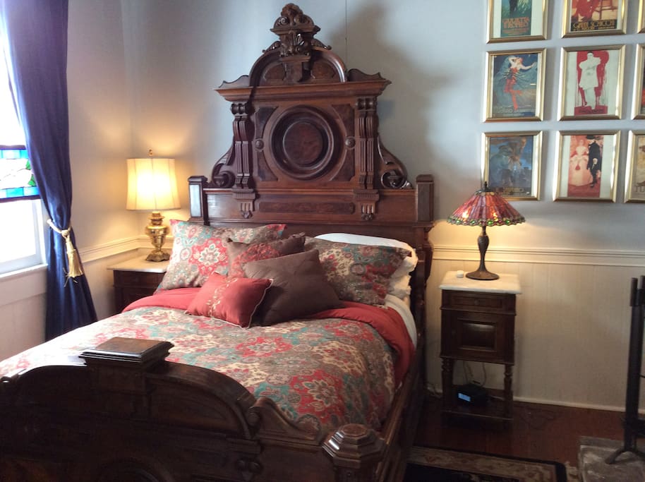 Germaine Wells "The Countess Arnaud" Historic Double Bed from Her Personal Collection