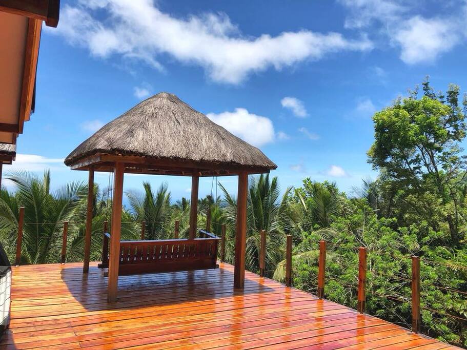 Camiguin Volcano Houses Aframe Balcony Room Cottages for Rent in