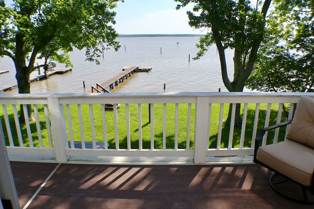 Stunning Rappahannock River view from the Balcony
