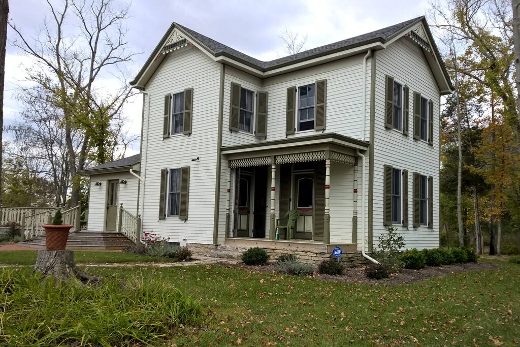 House as seen approaching from east side.