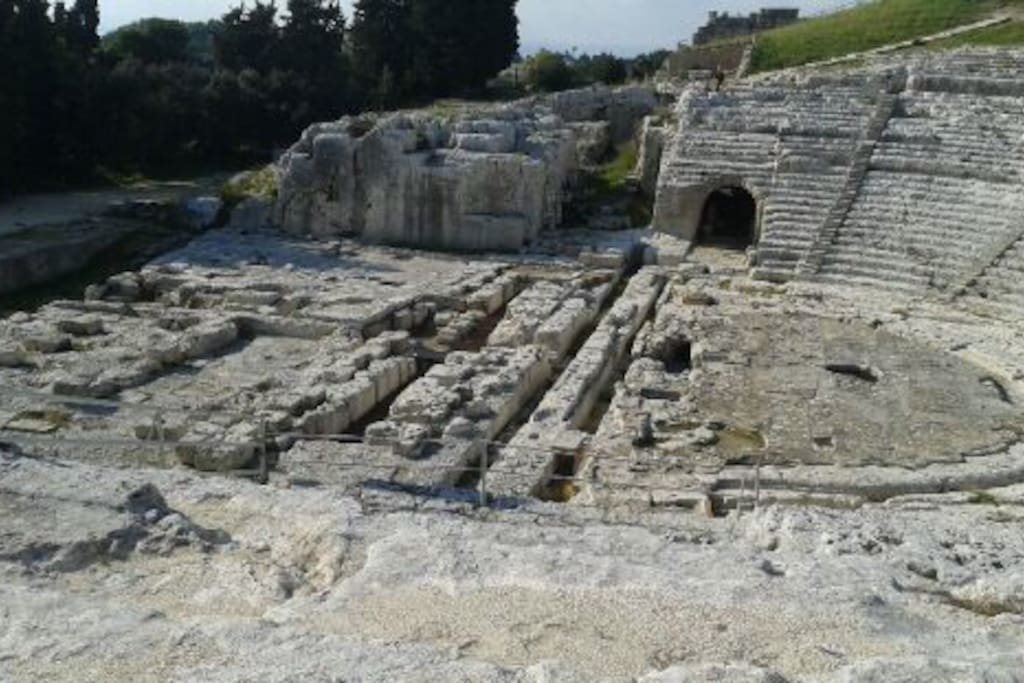 Teatro Greco Siracusa.Siracusa's Greek theatre