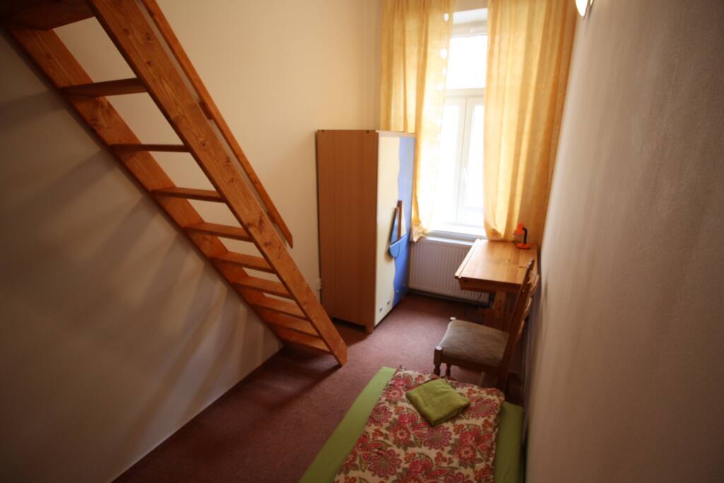 YOUR BEDROOM A arranged for 3 persons, writing desk , wardrobe