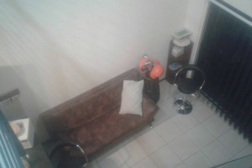 Couch in the sitting room ... also can be used as a sleeper couch