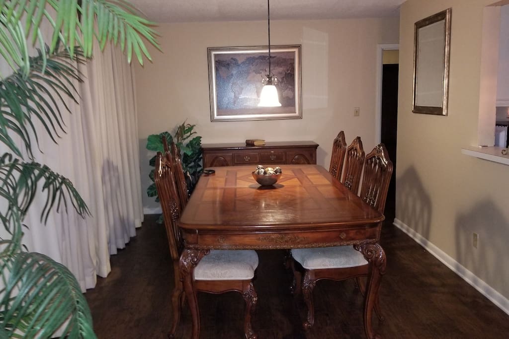 Formal Dining seats 8