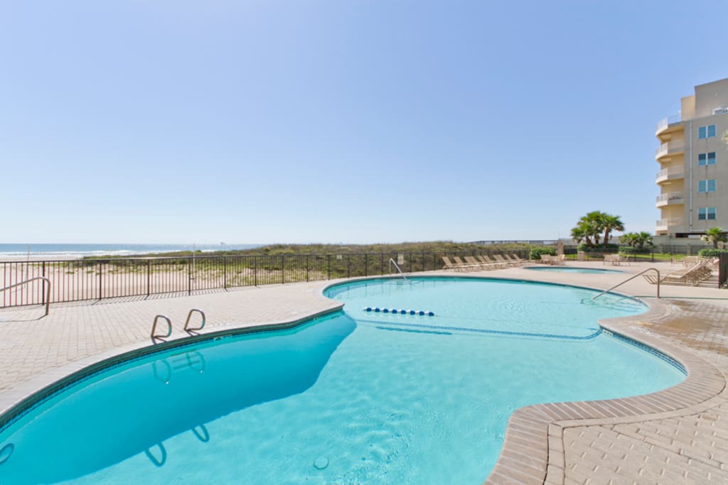 Swimming pool area.