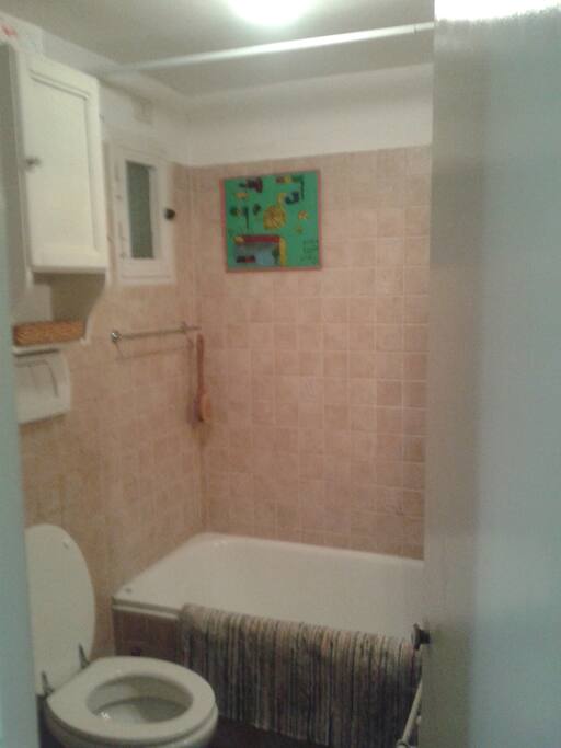 Bathroom with bath/shower and bidet