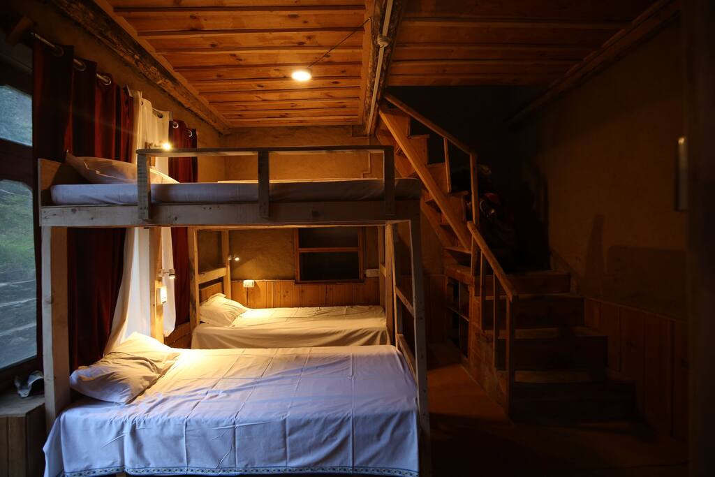 Ground floor of the Mudhouse with four dorms