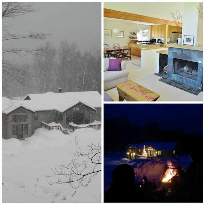 A perfect ski house for the holidays!