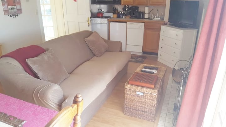 Голям диван за допълнително спане.