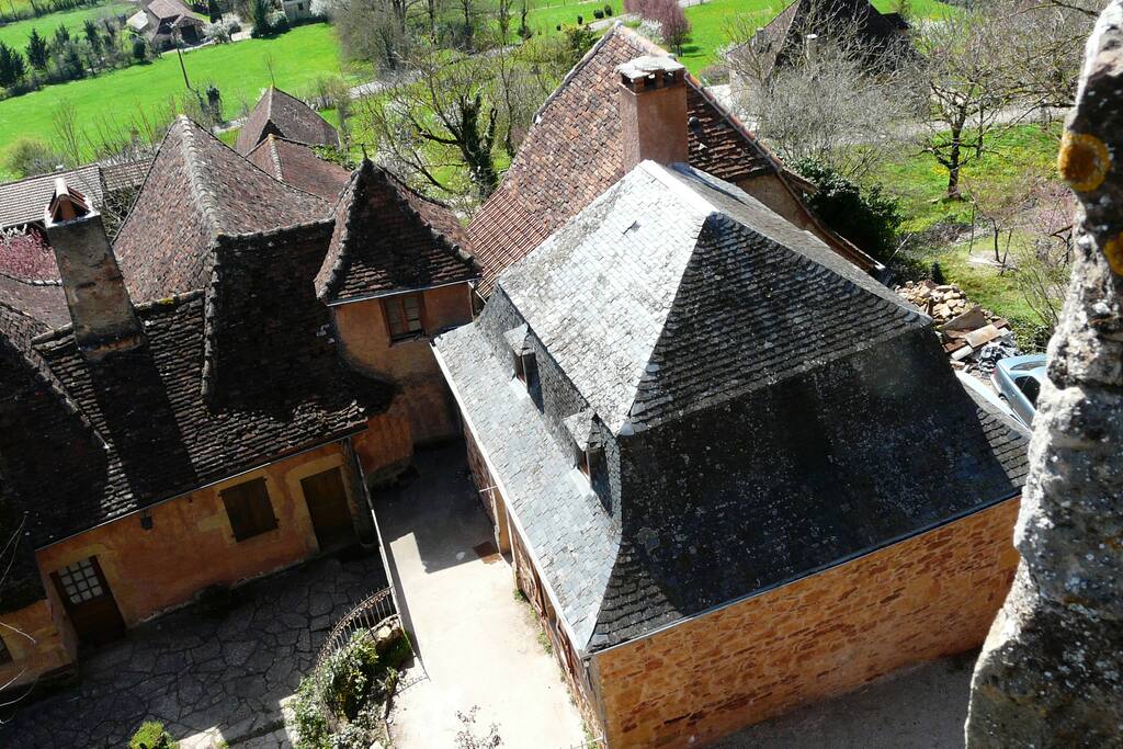 Maison vue du chateau