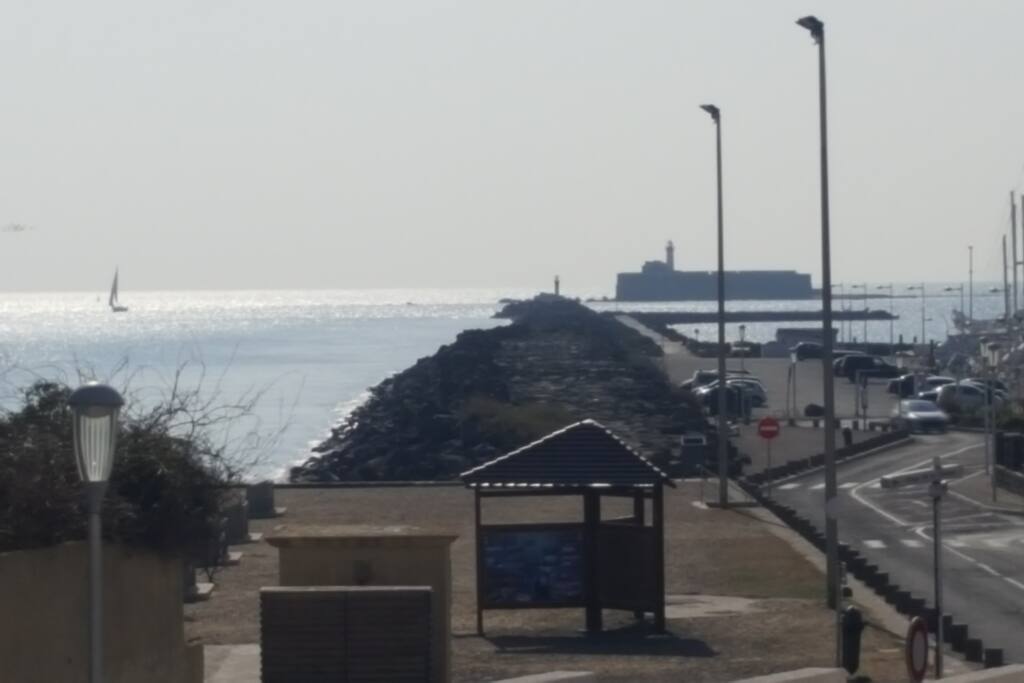 Vue sur mer de la terrasse