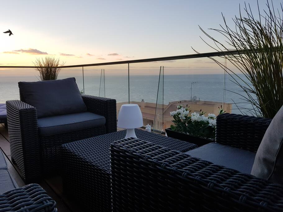 Sunset from the terrace