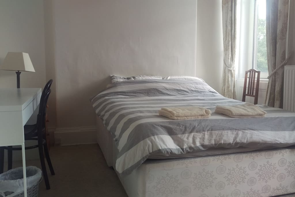 Comfy double bed
