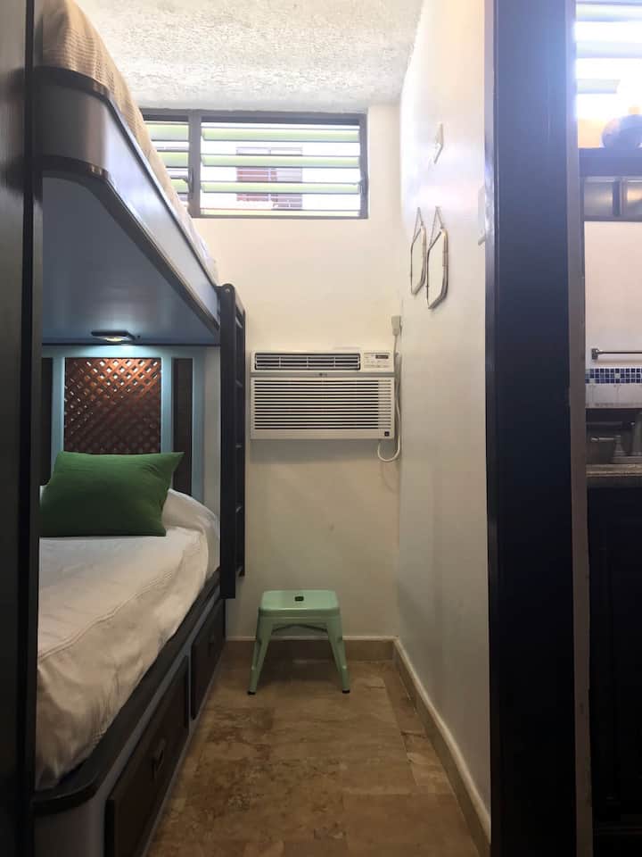 Bunk bed room + bathroom #2