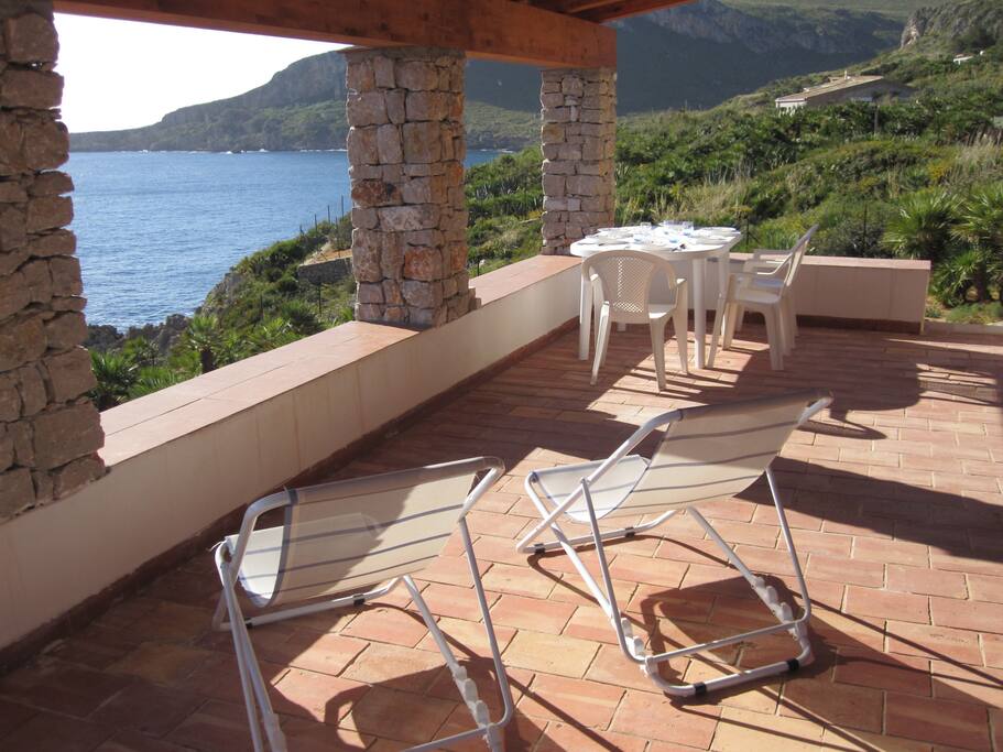 La terrazza attrezzata