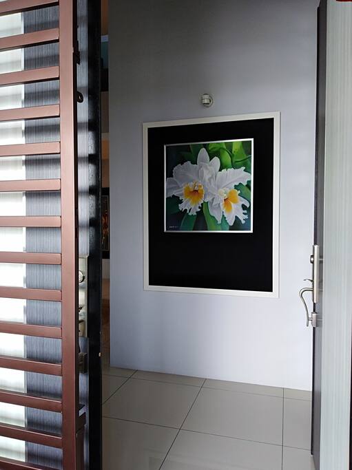 Main door ,the entrance to the house.