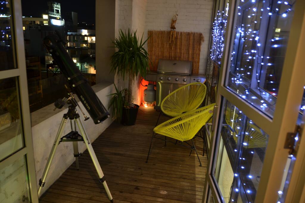 Check out the stars whilst you cook dinner