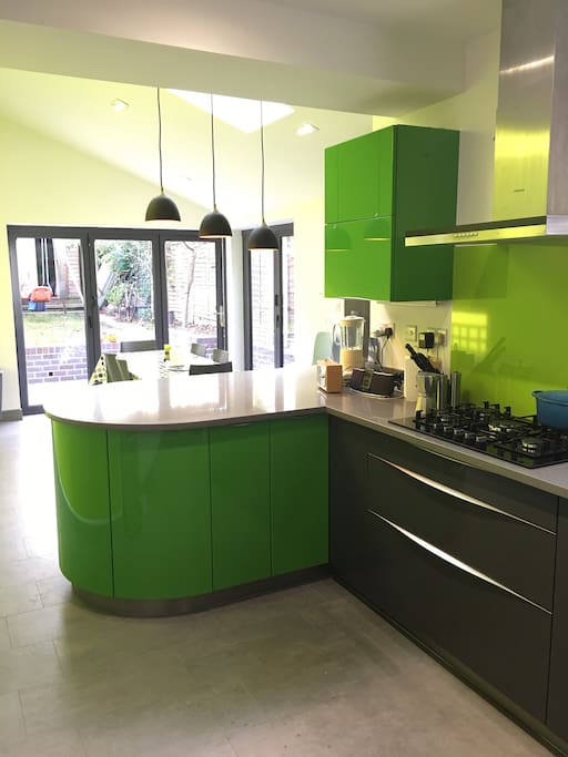Fabulous new kitchen extension overlooking garden