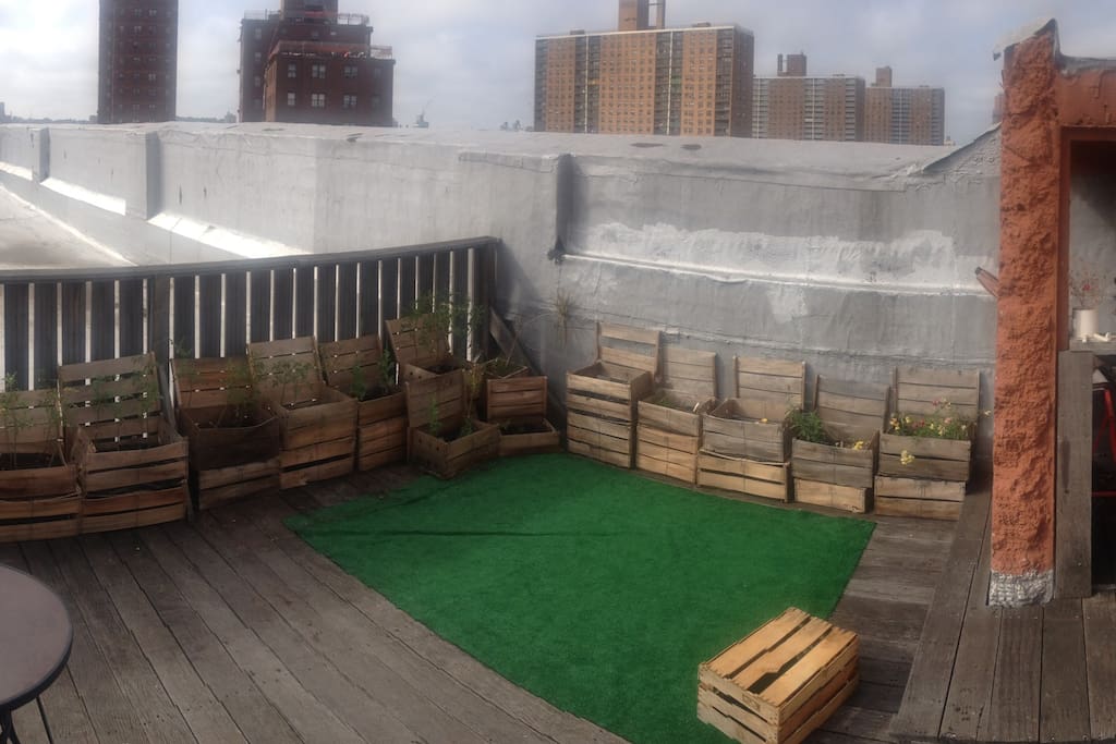 View of our private deck