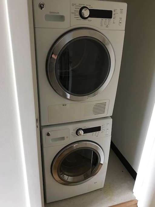 Washer and dryer